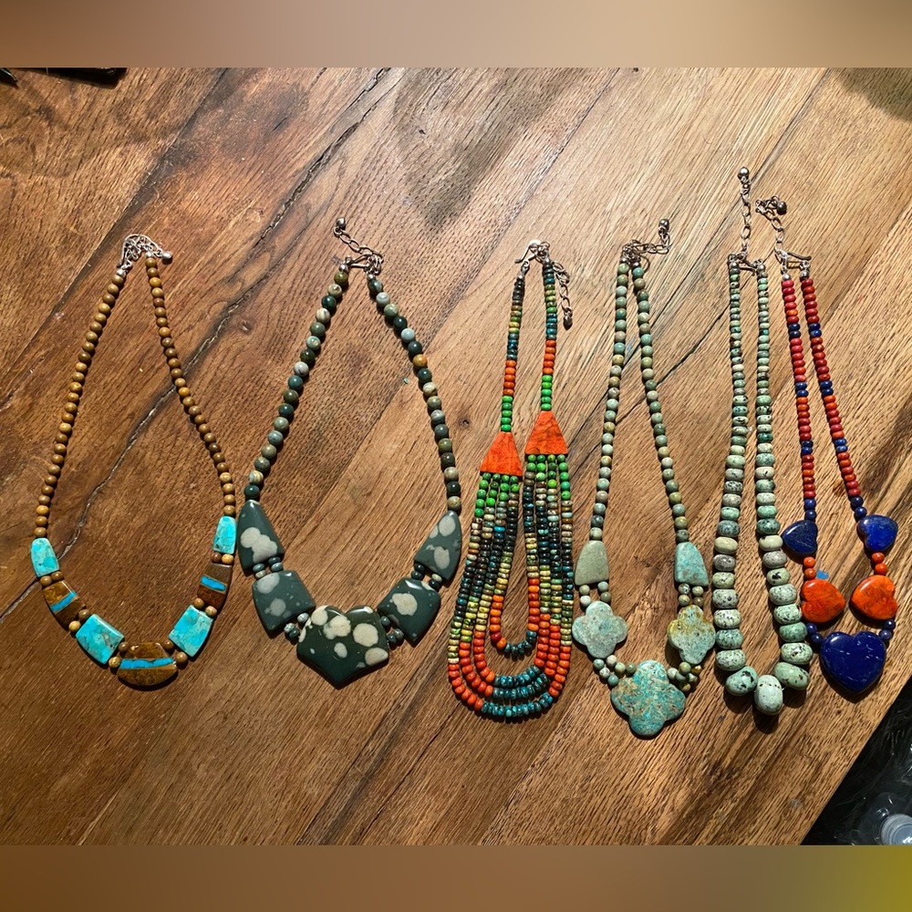 Jay King necklaces, various stones